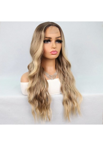 Kumral Dore Sarı Ombre Balköpüğü Röfleli Tül Peruk modelleri