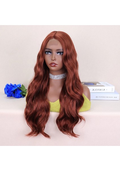 Koyu Bakır Tül Peruk modelleri