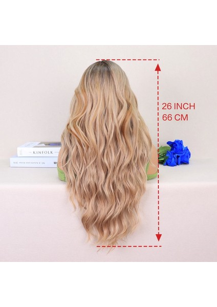 Koyu Kumral Dore Sarı Ombreli Perçemler Bakır Işıltılı Tül Peruk indirimleri