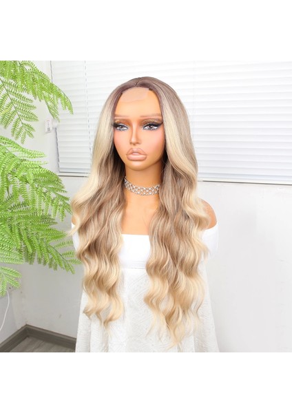 Rus Kumralı Platin ve Balköpüğü Ombreli Işıltılı Dalgalı Tül Peruk fırsatları