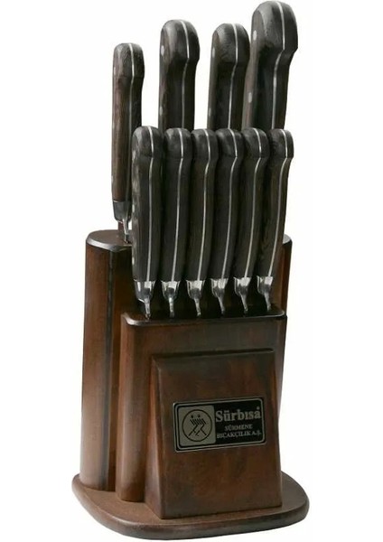 61500YM - Sürmene Yöresel Mutfak Bıçağı Seti - 10 Lu Set