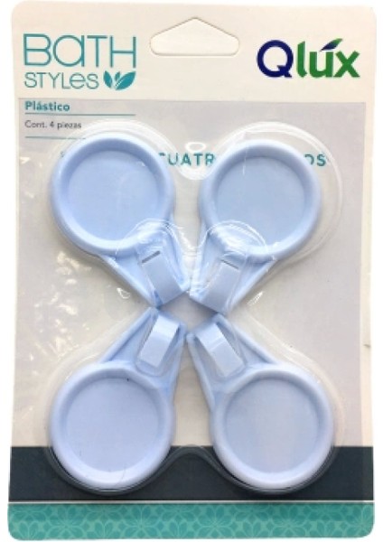 4 Parça Efor Yuvarlak Yapışkan Askı (4887)