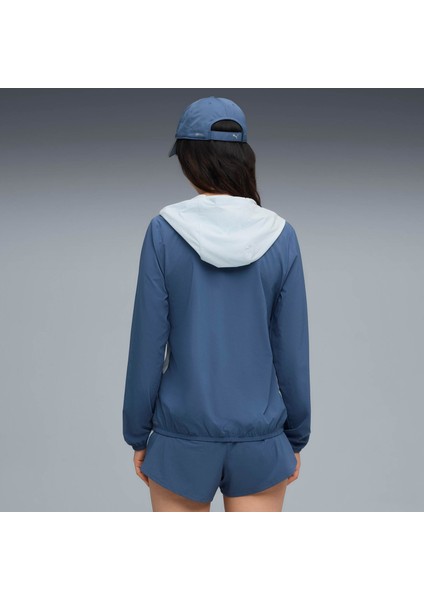 Run Velocity Woven Kadın Lacivert Koşu Ceketi.80 fiyatları