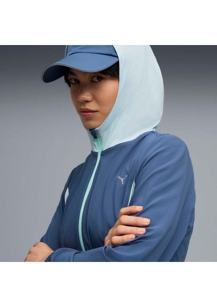 Run Velocity Woven Kadın Lacivert Koşu Ceketi.80 fırsatları