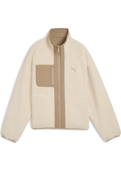 Kadın Çift Taraflı Sherpa Ceket