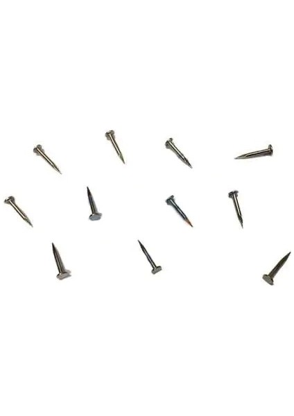 Klips, Menteşe, Ayağı Çivisi 9mm Çelik - Nikel 100GR
