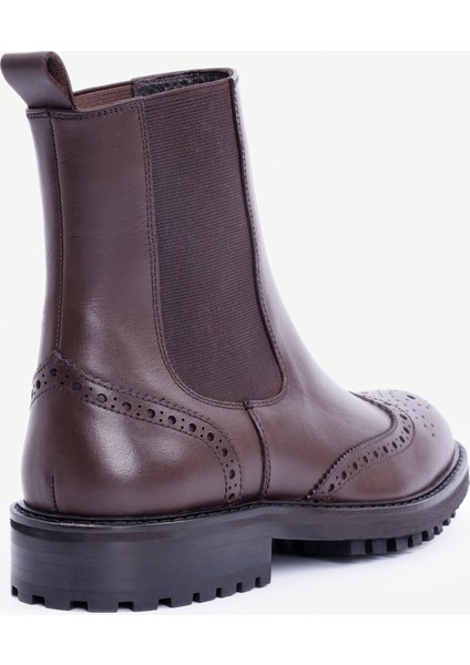 Zımba Detaylı Lastikli Deri Bot modelleri