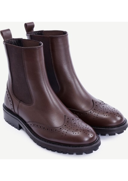 Zımba Detaylı Lastikli Deri Bot fırsatları