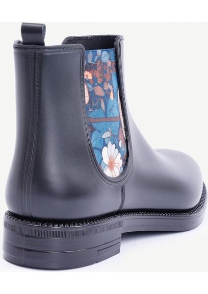 Çiçek Baskılı Lastikli Yağmur Botu modelleri
