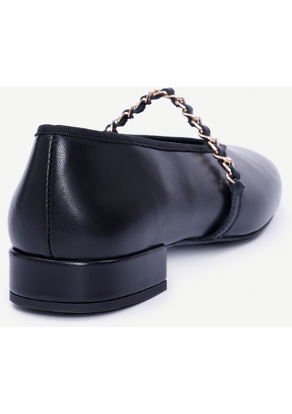 Zincir Detaylı Deri Babet modelleri