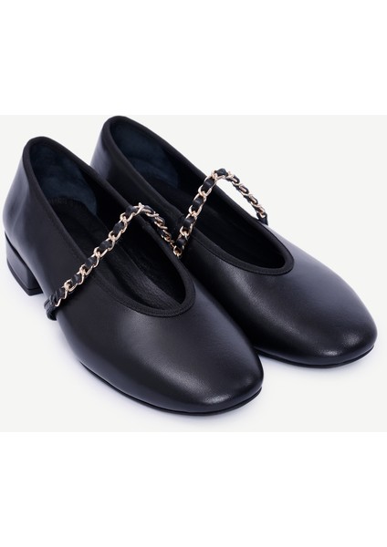 Zincir Detaylı Deri Babet fırsatları