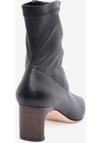 Deri Topuklu Çorap Bot modelleri