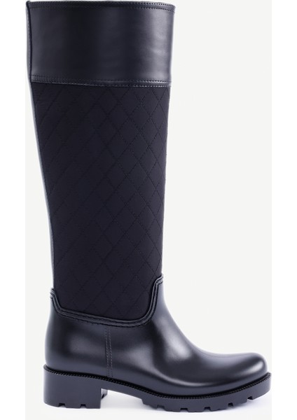 Kapitone Detaylı Yağmur Çizmesi