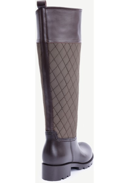 Kapitone Detaylı Yağmur Çizmesi modelleri