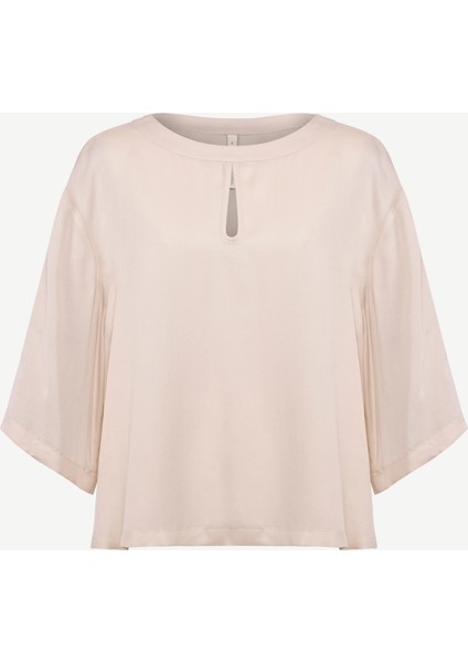 Regular Bisiklet Yaka 3/4 Kol Bluz indirimleri