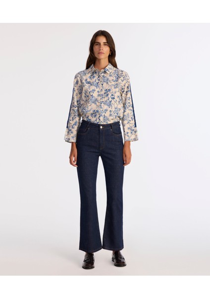 Flare Yüksek Bel Pantolon