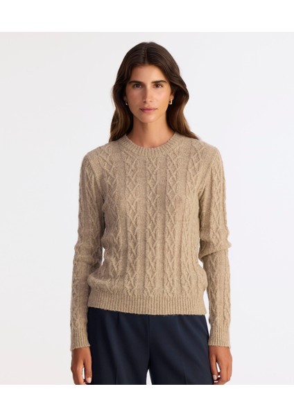 Regular Bisiklet Yaka Uzun Kol Kazak