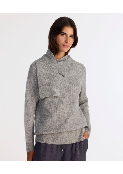 Regular Şal Yaka Uzun Kol Kazak fiyatları