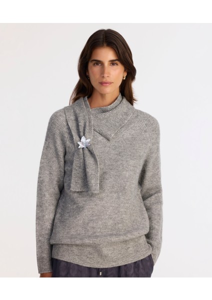 Regular Şal Yaka Uzun Kol Kazak fırsatları