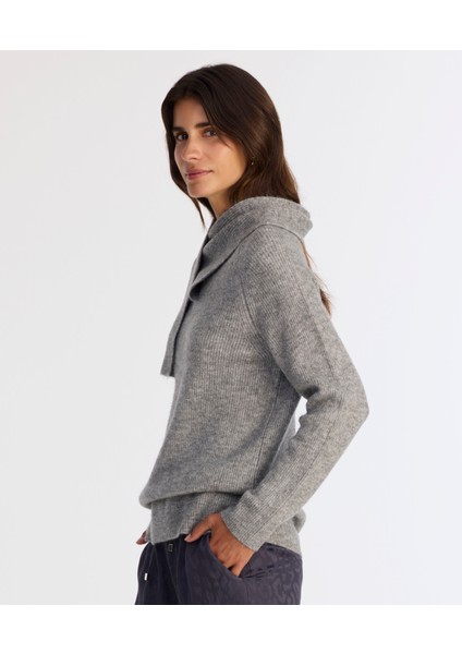 Regular Şal Yaka Uzun Kol Kazak indirimleri