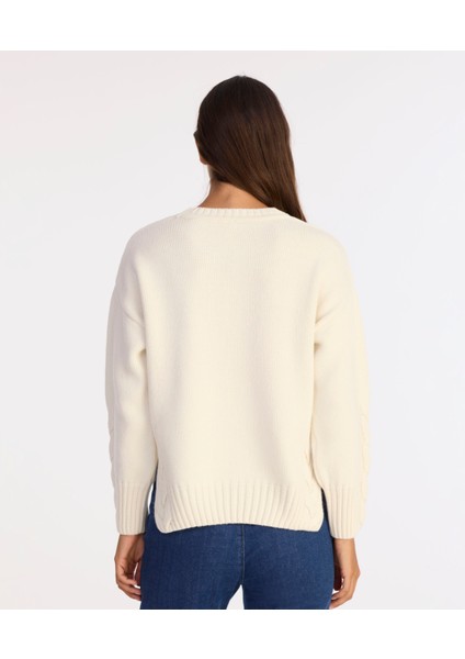 Regular Bisiklet Yaka Uzun Kol Kazak fırsatları