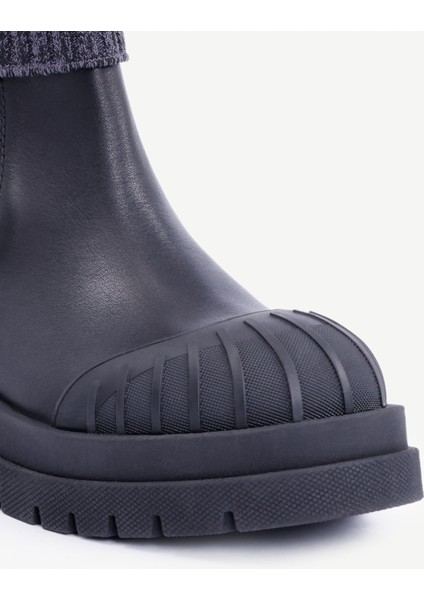 Bileği Triko Detaylı Deri Bot fiyatları