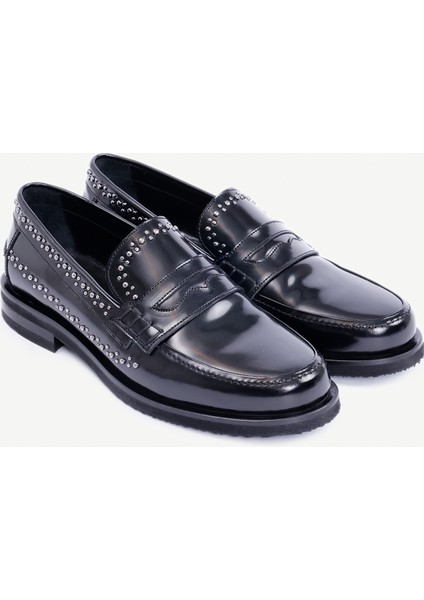 Zımba Detaylı Deri Loafer fırsatları