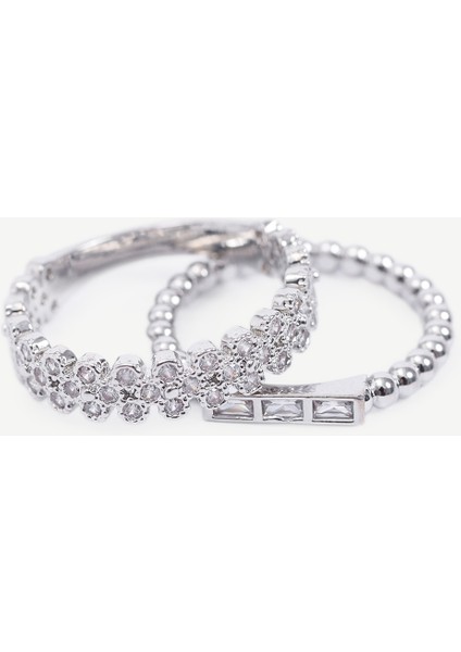 Cam Taş Detaylı Yüzük Seti fiyatları