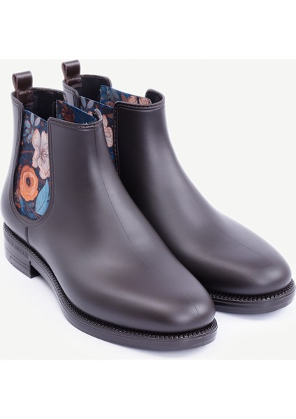 Çiçek Baskılı Lastikli Yağmur Botu fırsatları