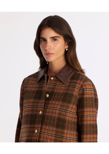 Cropped Gömlek Yaka Uzun Kol Ceket modelleri