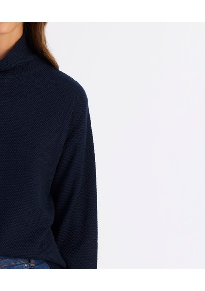 Geniş Balıkçı Yaka Uzun Kol Kazak modelleri