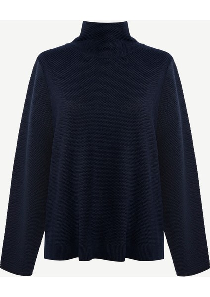 Geniş Balıkçı Yaka Uzun Kol Kazak indirimleri