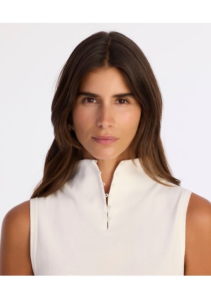 Regular Yarım Balıkçı Yaka Kolsuz Kazak indirimleri