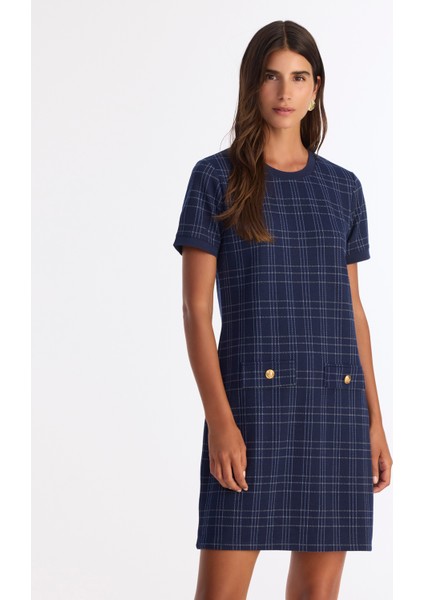 Dar Bisiklet Yaka Kısa Kol Elbise modelleri