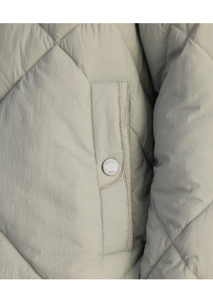 Regular Kapüşonlu Yaka Uzun Kol Mont