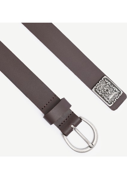 Etnik Aksesuar Detaylı Deri Kemer fiyatları