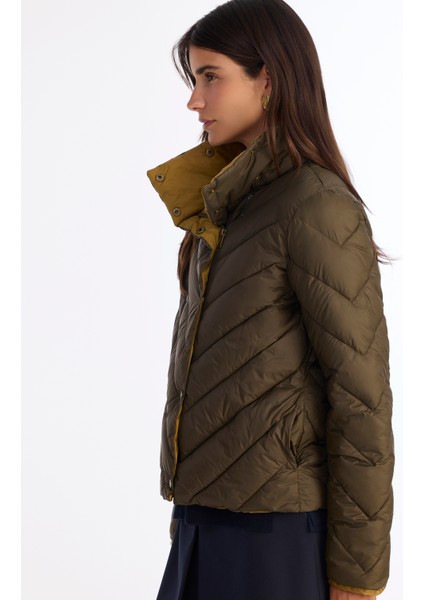 Regular Dik Yaka Uzun Kol Mont fiyatları