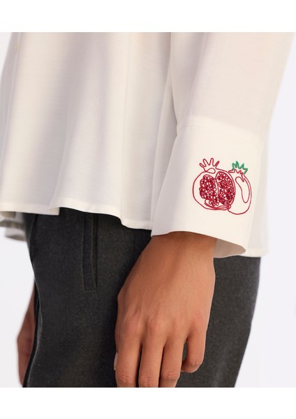 Geniş Şal Yaka Uzun Kol Gömlek modelleri