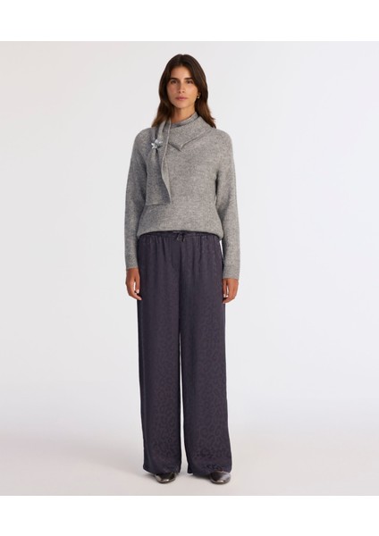 Geniş Yüksek Bel Pantolon