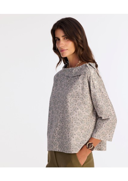 Regular Kayık Yaka Uzun Kol Bluz modelleri
