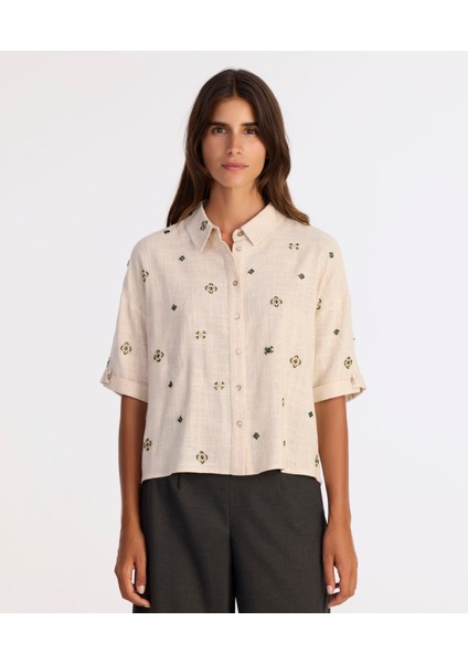 Regular Gömlek Yaka Kısa Kol Gömlek