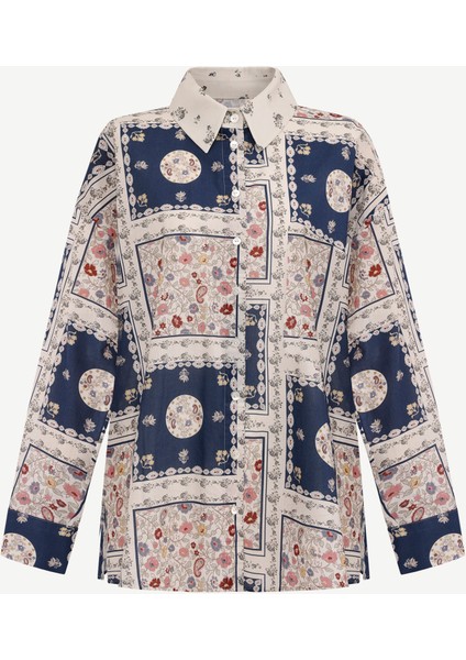 Boyfriend Gömlek Yaka Uzun Kol Gömlek fırsatları