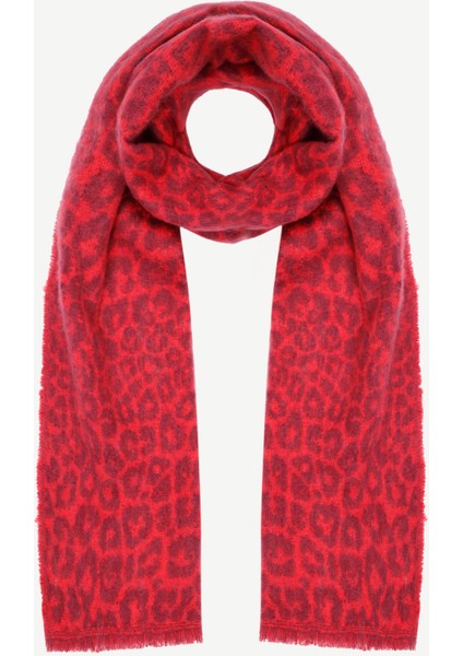 Leopar Desenli Şal