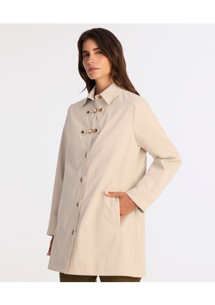 Regular Gömlek Yaka Uzun Kol Pardösü fiyatları