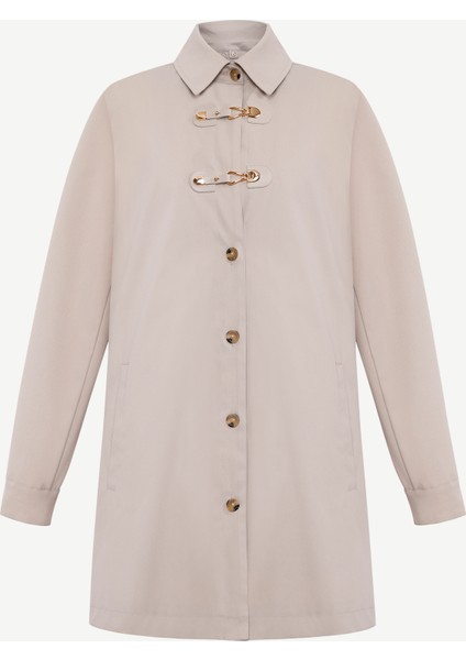 Regular Gömlek Yaka Uzun Kol Pardösü