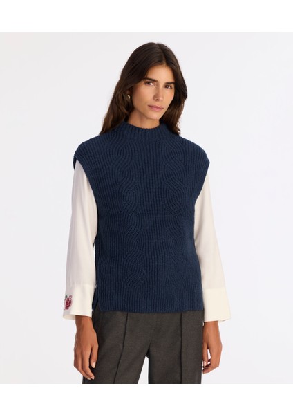 Regular Yarım Balıkçı Yaka Yelek fiyatları