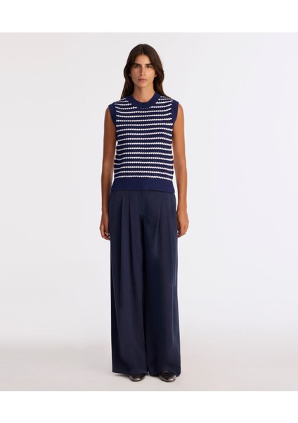 Regular Bisiklet Yaka Kolsuz Kazak