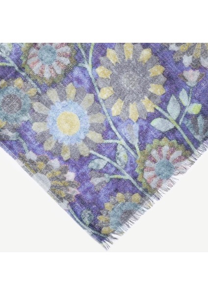 Çiçek Desenli Yün Şal fiyatları
