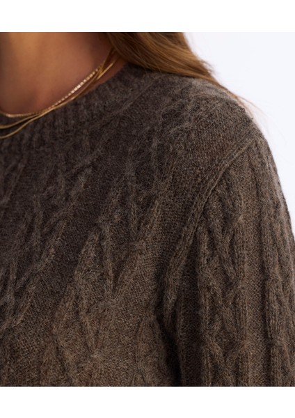 Regular Bisiklet Yaka Uzun Kol Kazak fırsatları