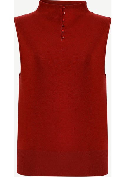 Regular Yarım Balıkçı Yaka Kolsuz Kazak fırsatları